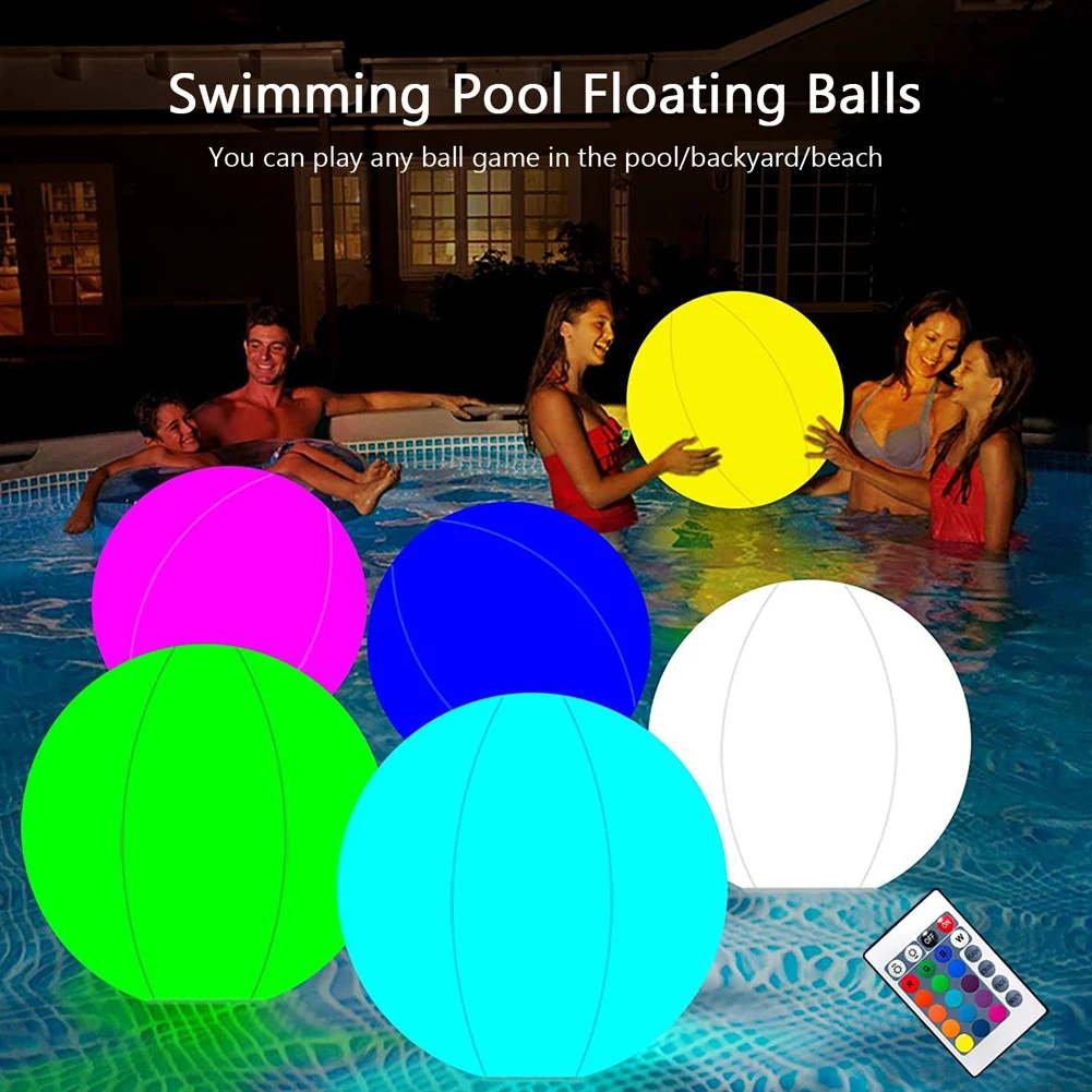 Outdoor Lighting Around Pool - Aufblasbarer Pool Strand ball 16 Farben