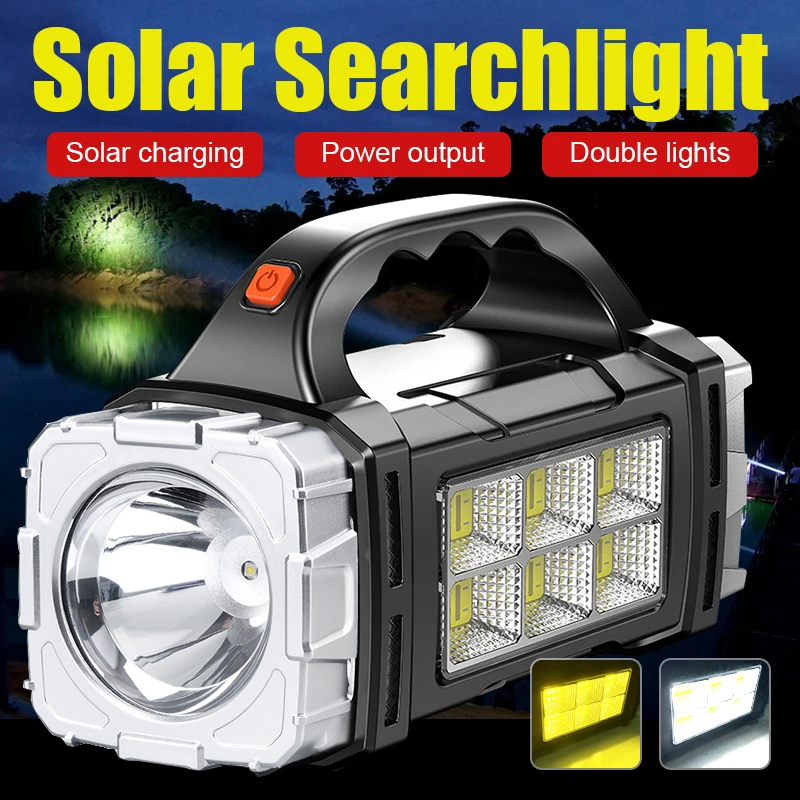 Fire Torch Solar - 2024 Leistungsstarke LED-Taschenlampe USB + Solar