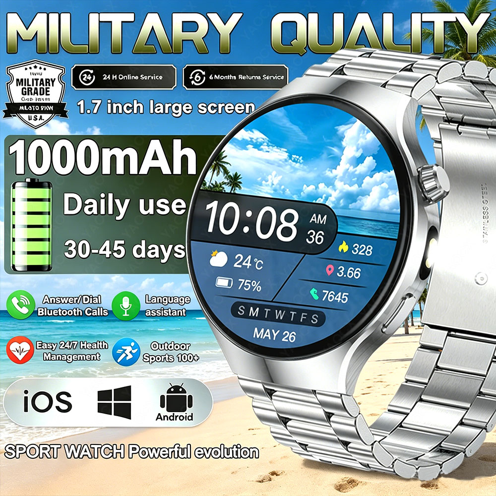 Outdoor Lighting On Sale - Neue, heiß begehrte Militär-Sport-Smartwatch mit 1000mAh