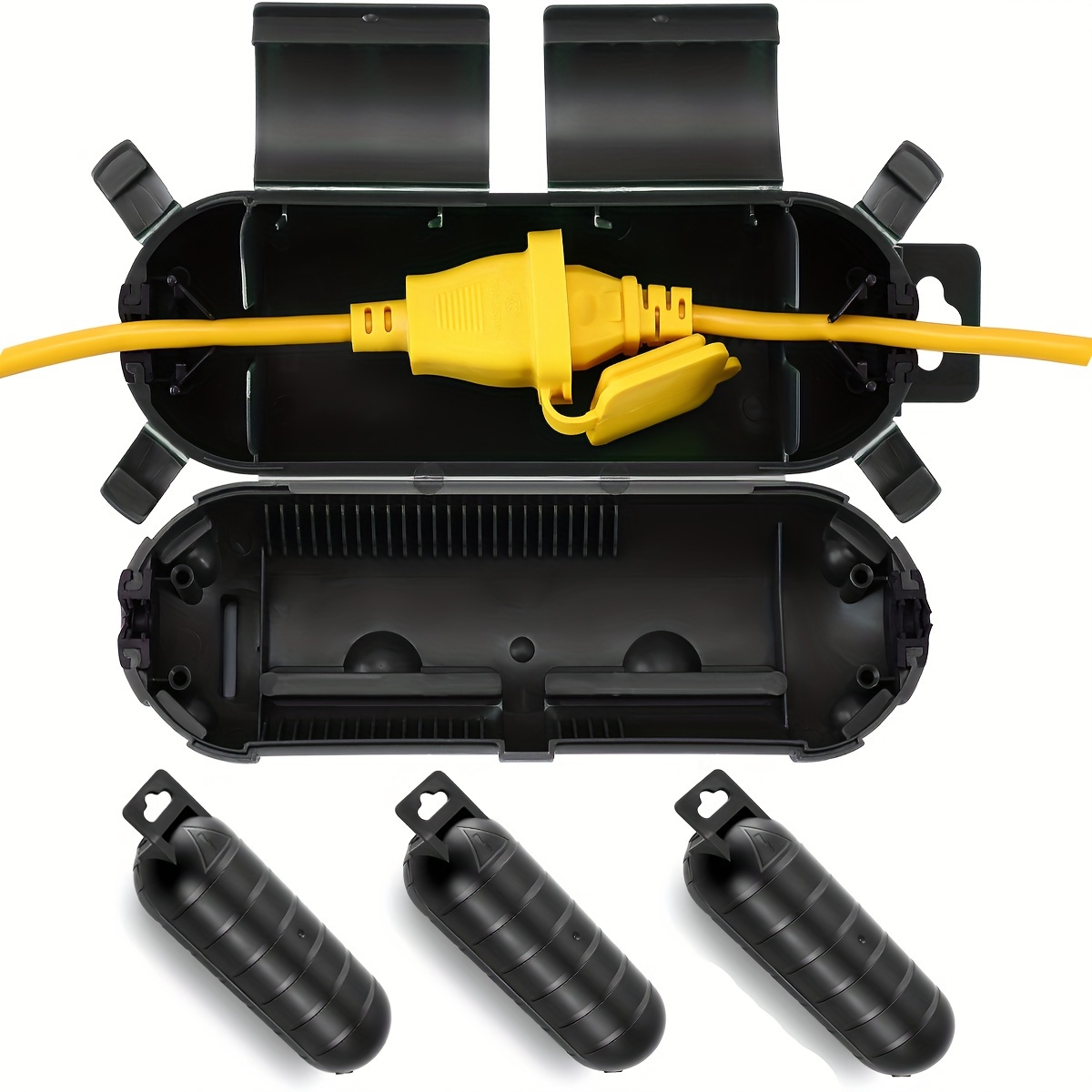 Outdoor Lighting Socket - Verlängerungskabel, Steckeranschluss, schützende Sicherheitsabdeckung, wasserabweisend, für