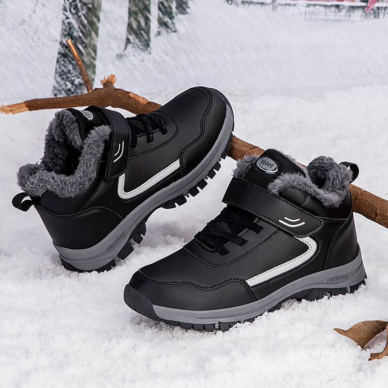 Outdoor Lighting Hooks - ELUVA Thermostiefel für Herren, Winter-Schneestiefel, wasserdicht,