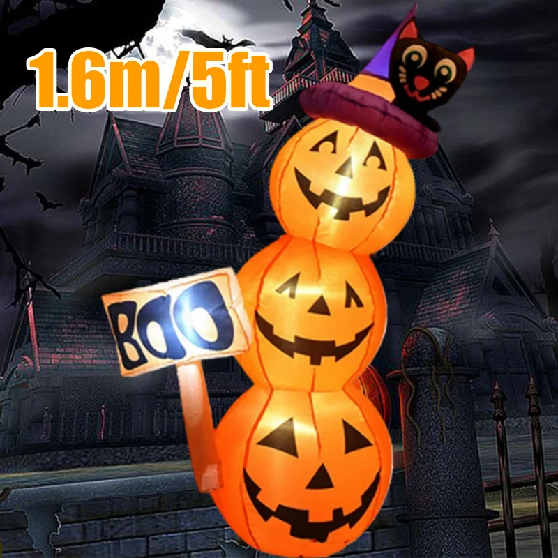 Outdoor Lighting Manufacturers - 1,6 m Halloween aufblasbares Modell Kürbis