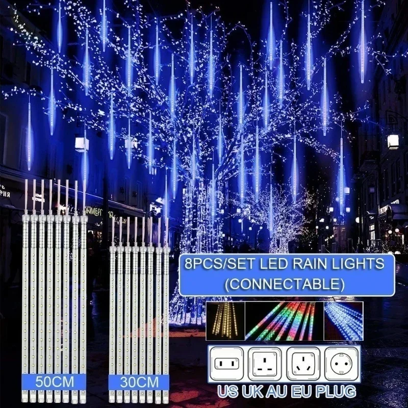 Outdoor Lighting Socket - 30 cm/50 cm Wasserdichte Meteorschauer Regen