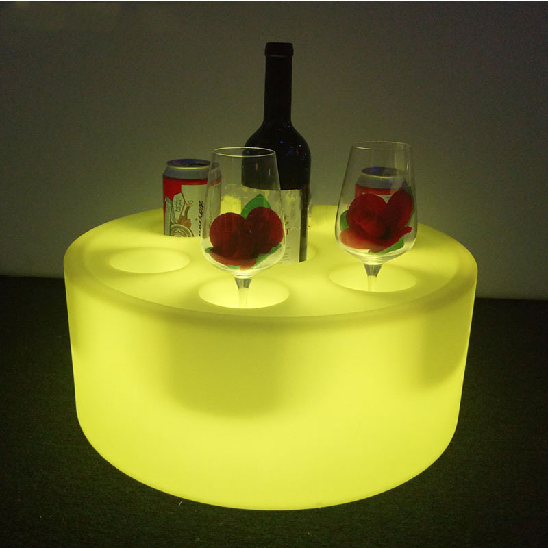 Outdoor Lighting Around Pool - Rundes Schwimmbad-Party-Leuchtdioden-Tablett für den Außenbereich, wasserdicht,