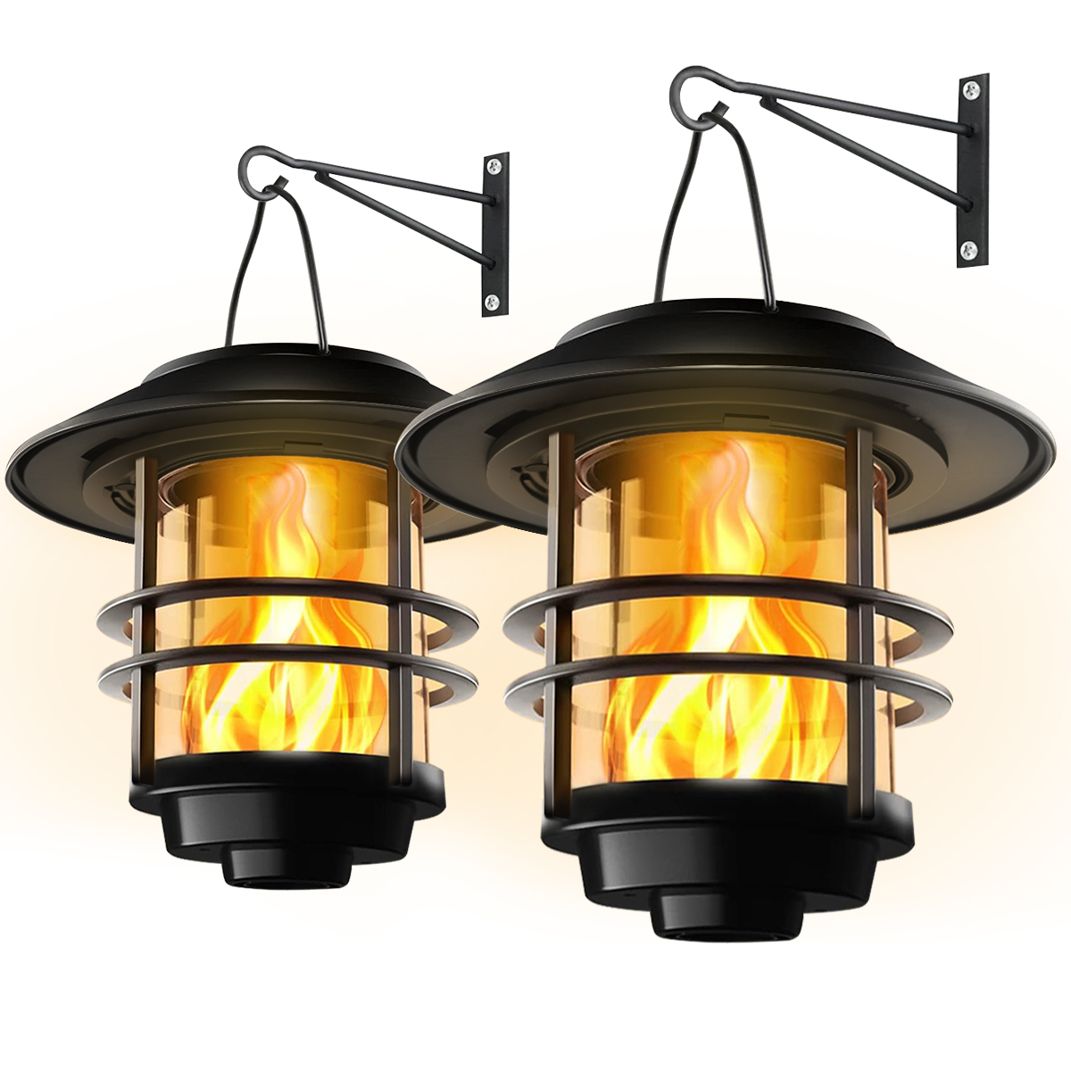 Fire Torch Solar - 1 stücke Solar Hängende Laterne Im