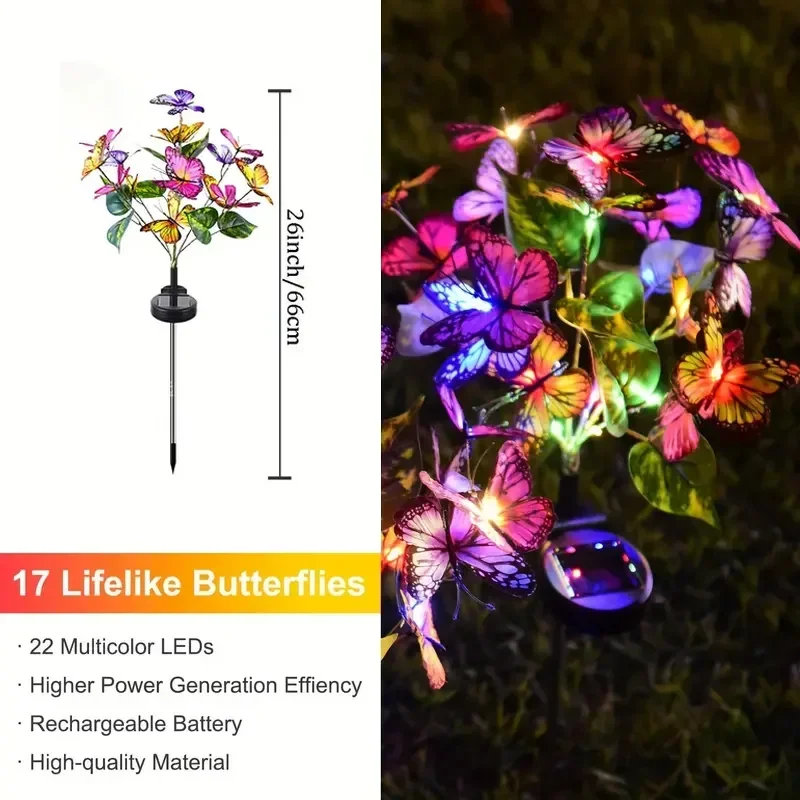 Solar-LED-Schmetterlings-Garte – Outdoor Lighting Manufacturers Bewertung und Preis
