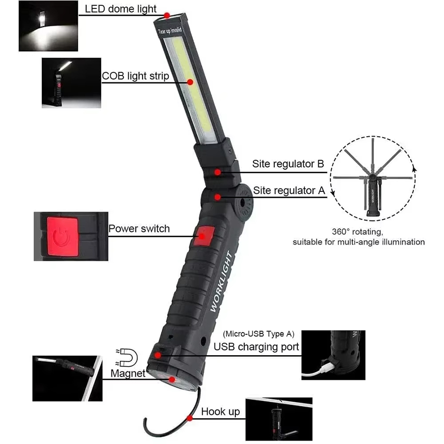 Tragbare LED-Taschenlampe mit  – Outdoor Lighting Lanterns Bewertung und Preis