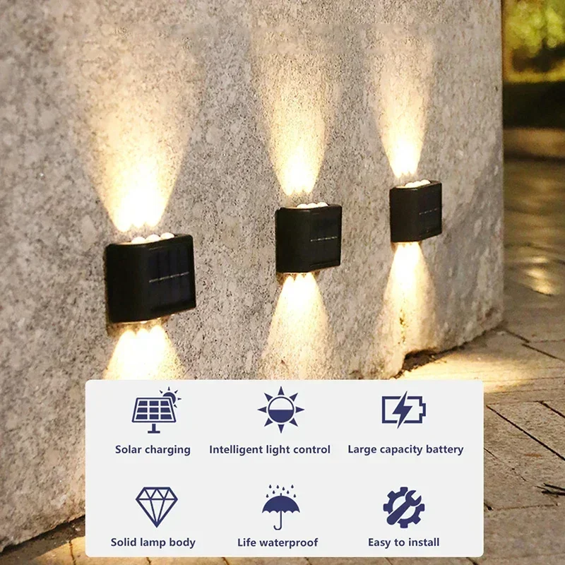 LED Solarleuchte für Außen, Wa – Outdoor Lighting For Garden Bewertung und Preis
