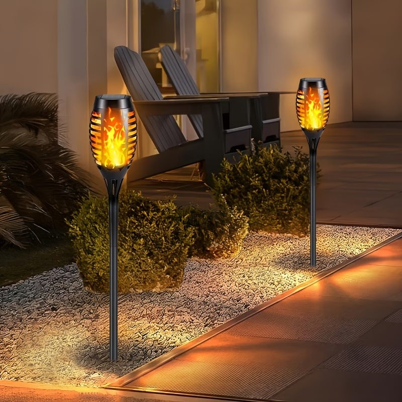 12 LED Solar-Flammenleuchten f – Fire Torch Solar Bewertung und Preis