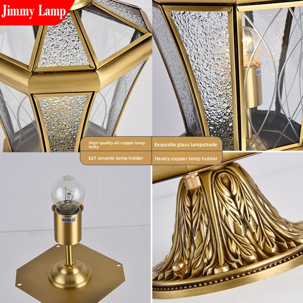 Europäischen Stil Im Freien Wa – Outdoor Lighting Brass Bewertung und Preis
