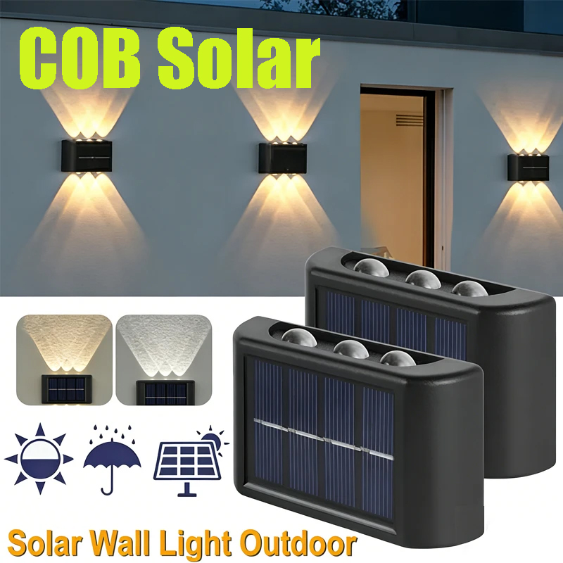 COB Solar-Wandleuchte für Auße – Outdoor Lighting For Garden Bewertung und Preis