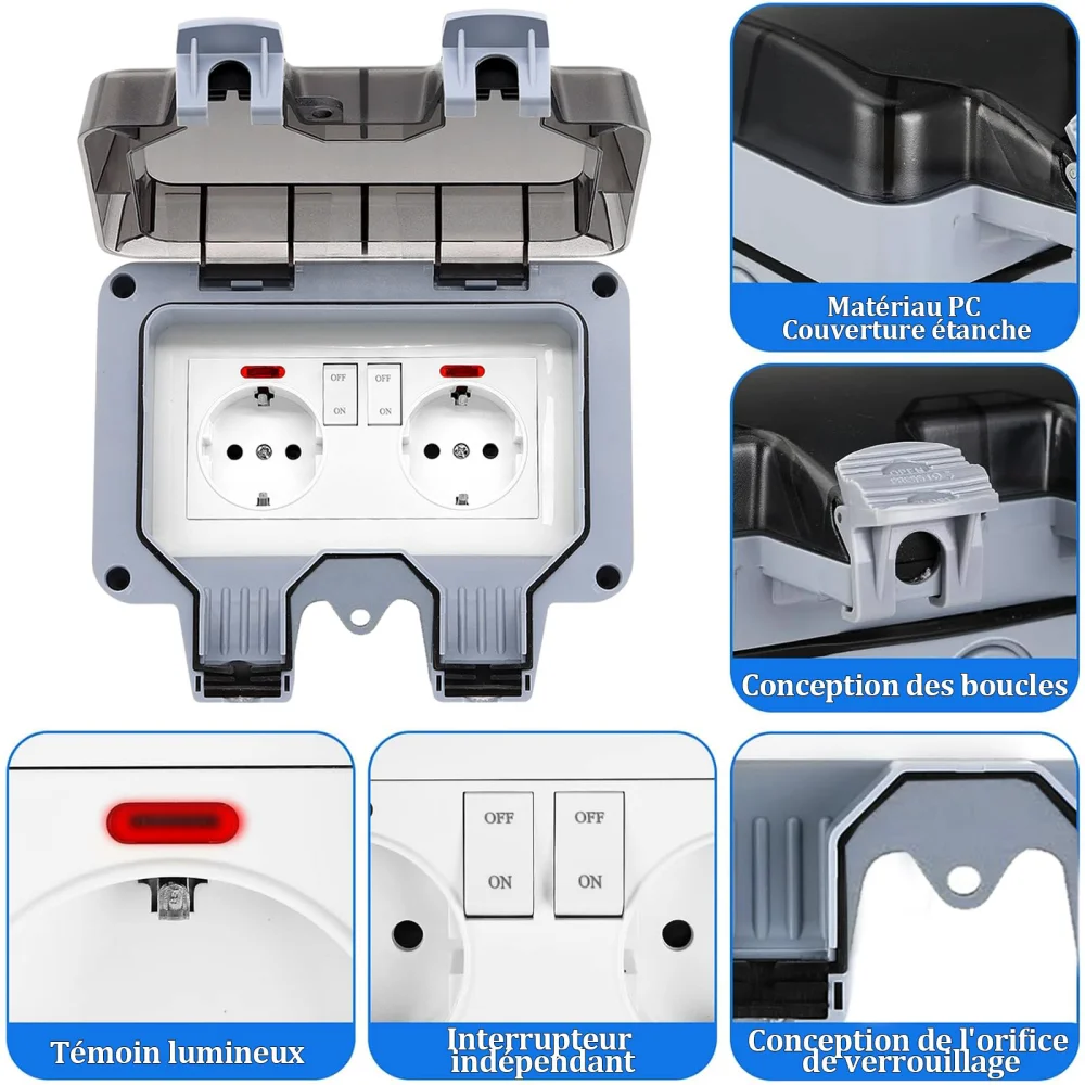 Europäische Außensteckdose mit – Outdoor Lighting Socket Bewertung und Preis