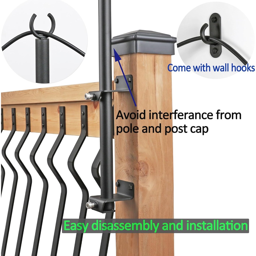2er-Pack Lichterkettenstangen  – Outdoor Lighting Hooks Bewertung und Preis
