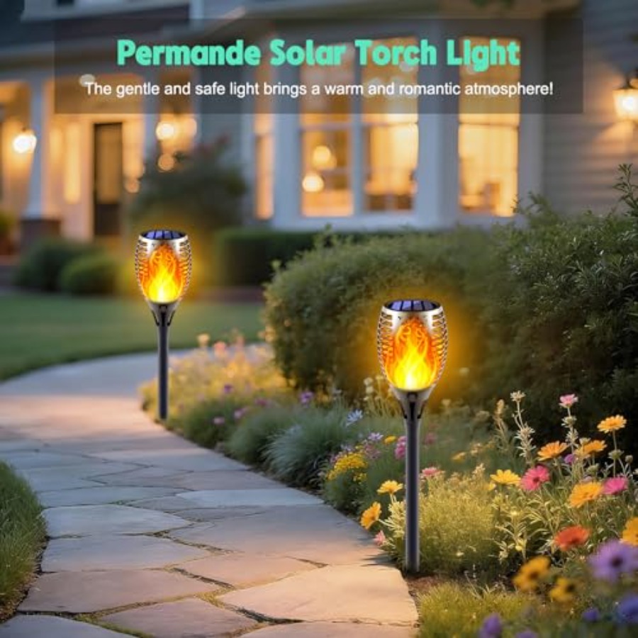 Solar-Fackellichter mit Flacke – Fire Torch Solar Bewertung und Preis