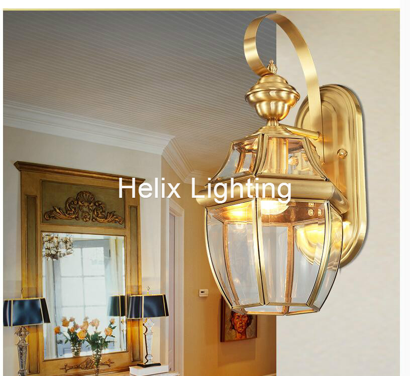 Freies Verschiffen Antike Mess – Outdoor Lighting Brass Bewertung und Preis