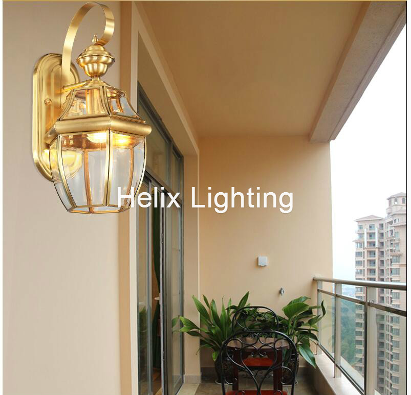 Freies Verschiffen Antike Mess – Outdoor Lighting Brass Bewertung und Preis
