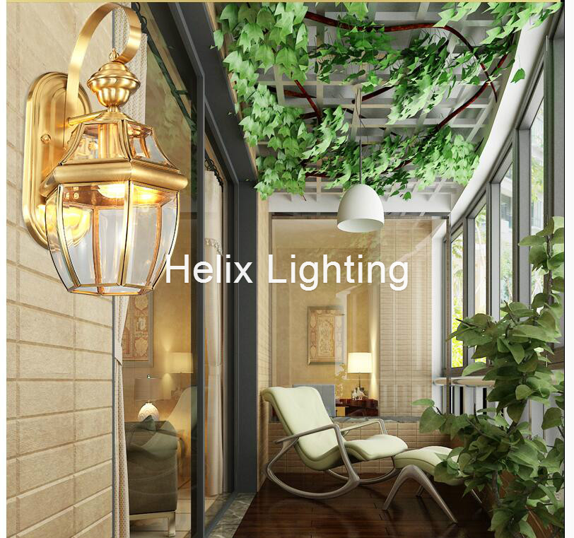 Freies Verschiffen Antike Mess – Outdoor Lighting Brass Bewertung und Preis