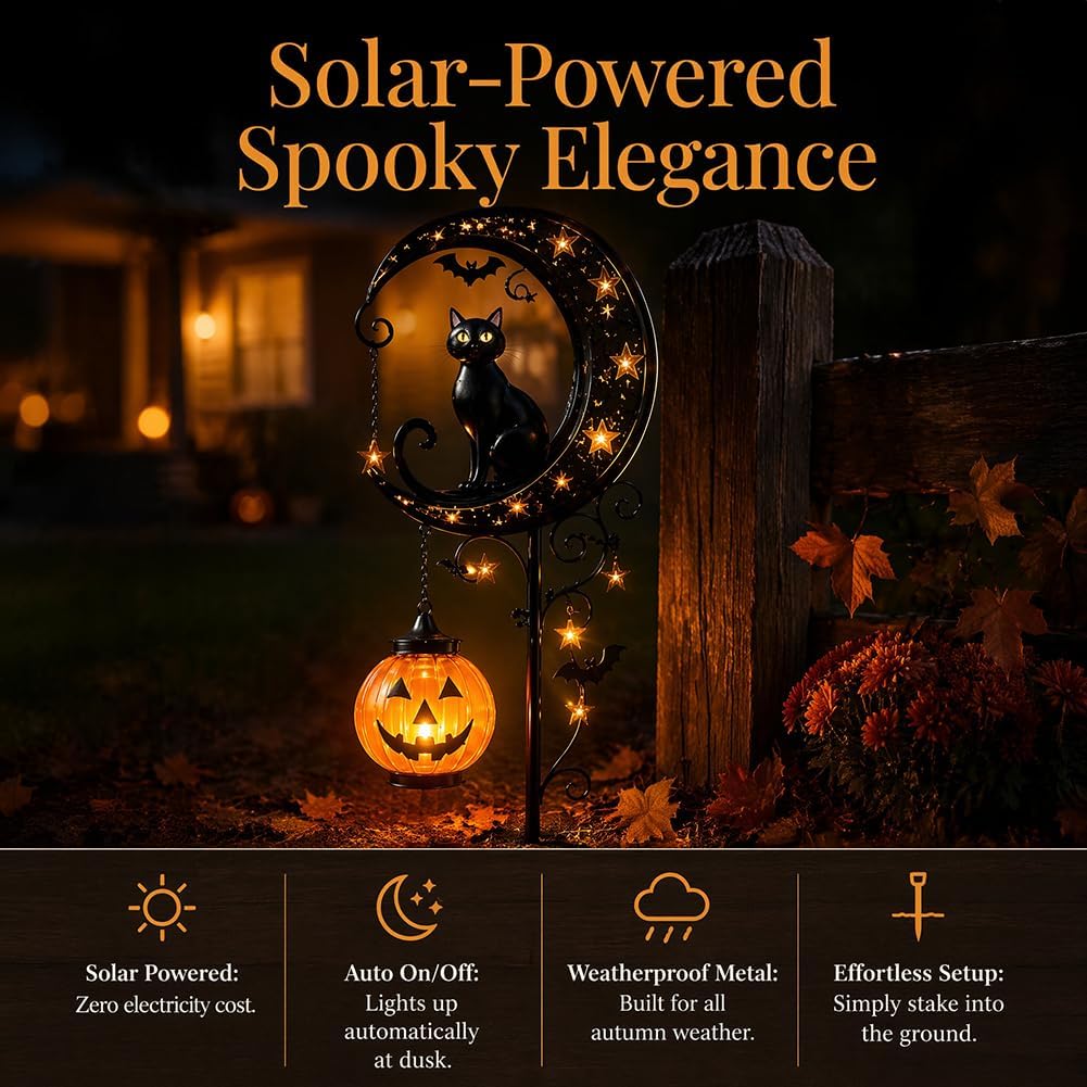Solar-Halloween-Gartenleuchte  – Outdoor Lighting Manufacturers Bewertung und Preis