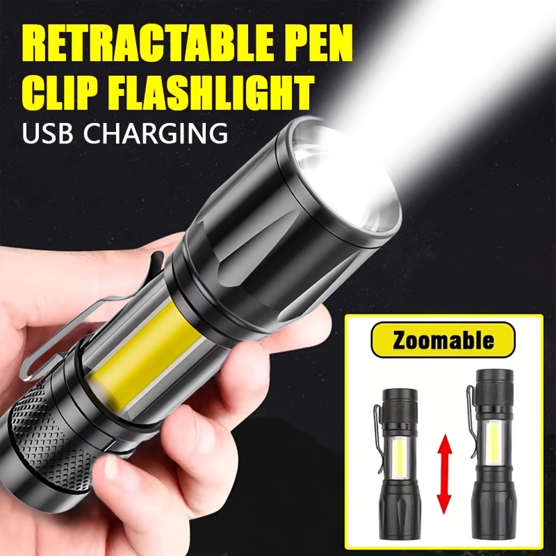 Mini-LED-Taschenlampe, COB-Flu – Outdoor Lighting Lanterns Bewertung und Preis