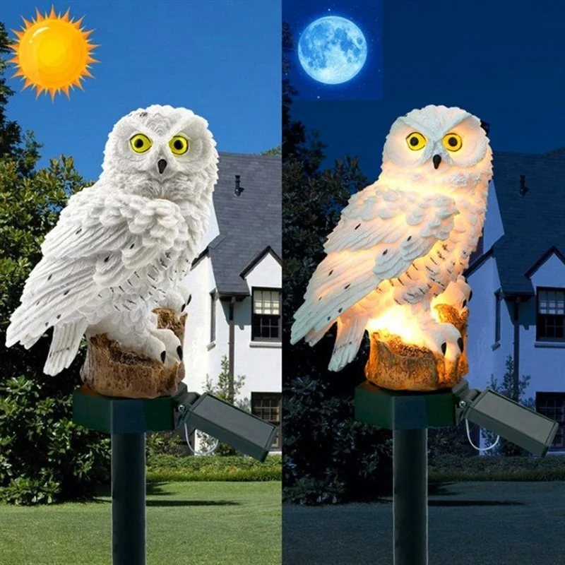 Solar-Eulen-Statue Gartenleuch – Outdoor Lighting Manufacturers Bewertung und Preis