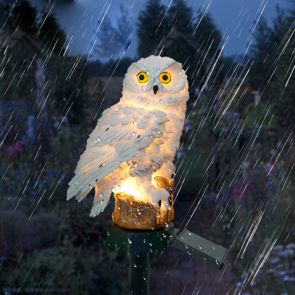 Solar-Eulen-Statue Gartenleuch – Outdoor Lighting Manufacturers Bewertung und Preis