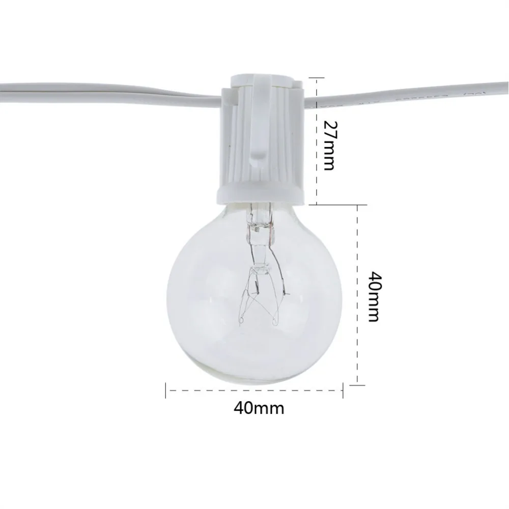 Vintage G40 Klarglas-Glühbirne – Outdoor Lighting Socket Bewertung und Preis