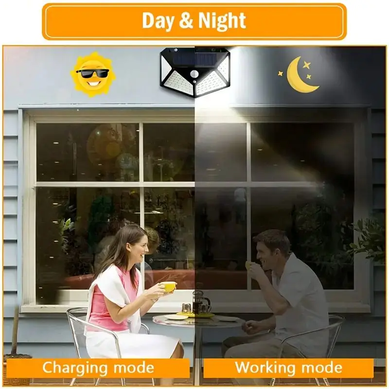 100 LED Solar-Gartenleuchte fü – Outdoor Lighting For Garden Bewertung und Preis