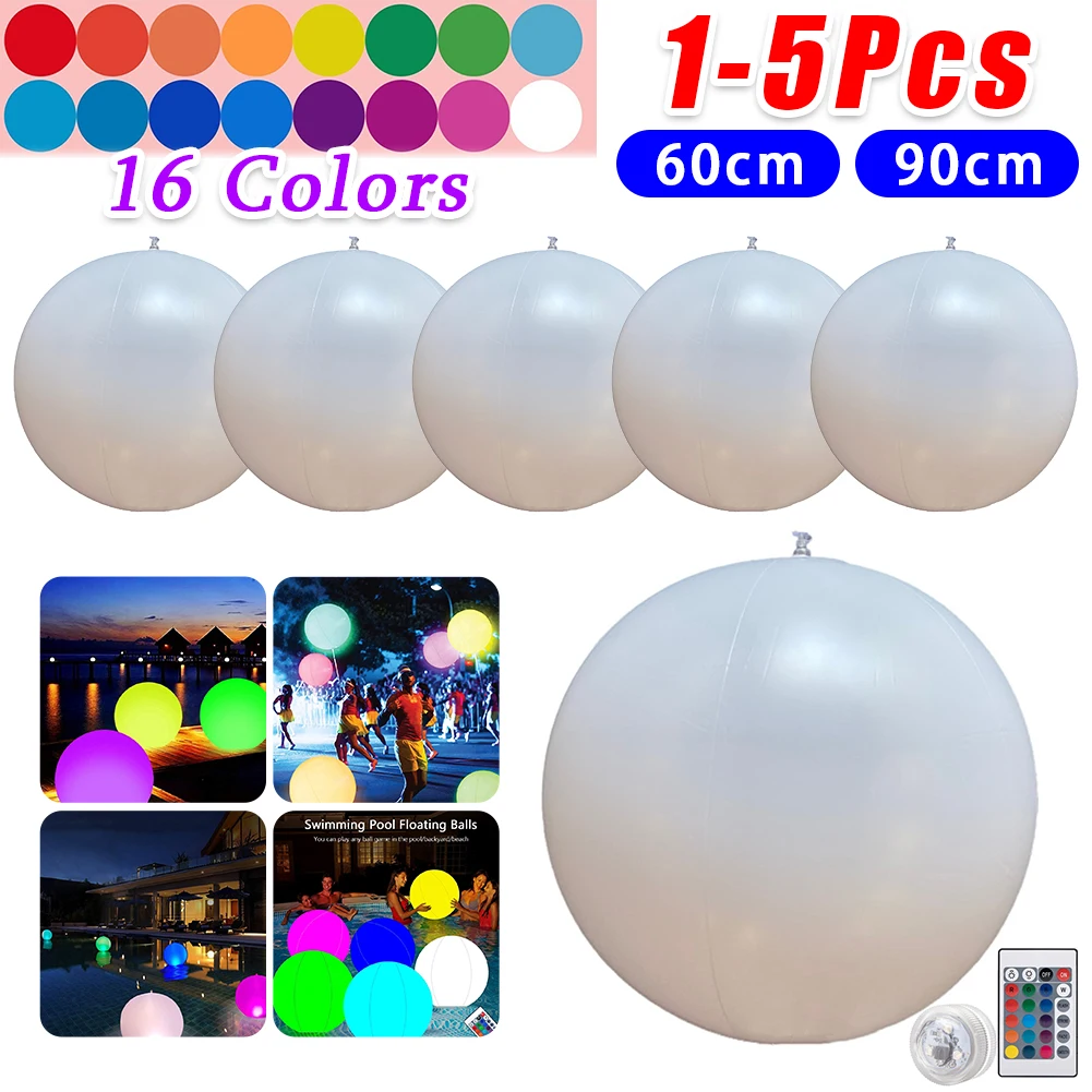 1–5 Stück 60/90 cm schwimmende – Outdoor Lighting Around Pool Bewertung und Preis